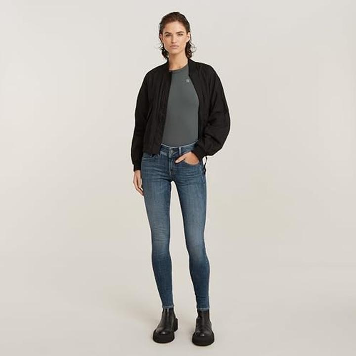 Produktbild G-Star Lynn Mid Super Skinny Jeans faded blue (W25/L32)