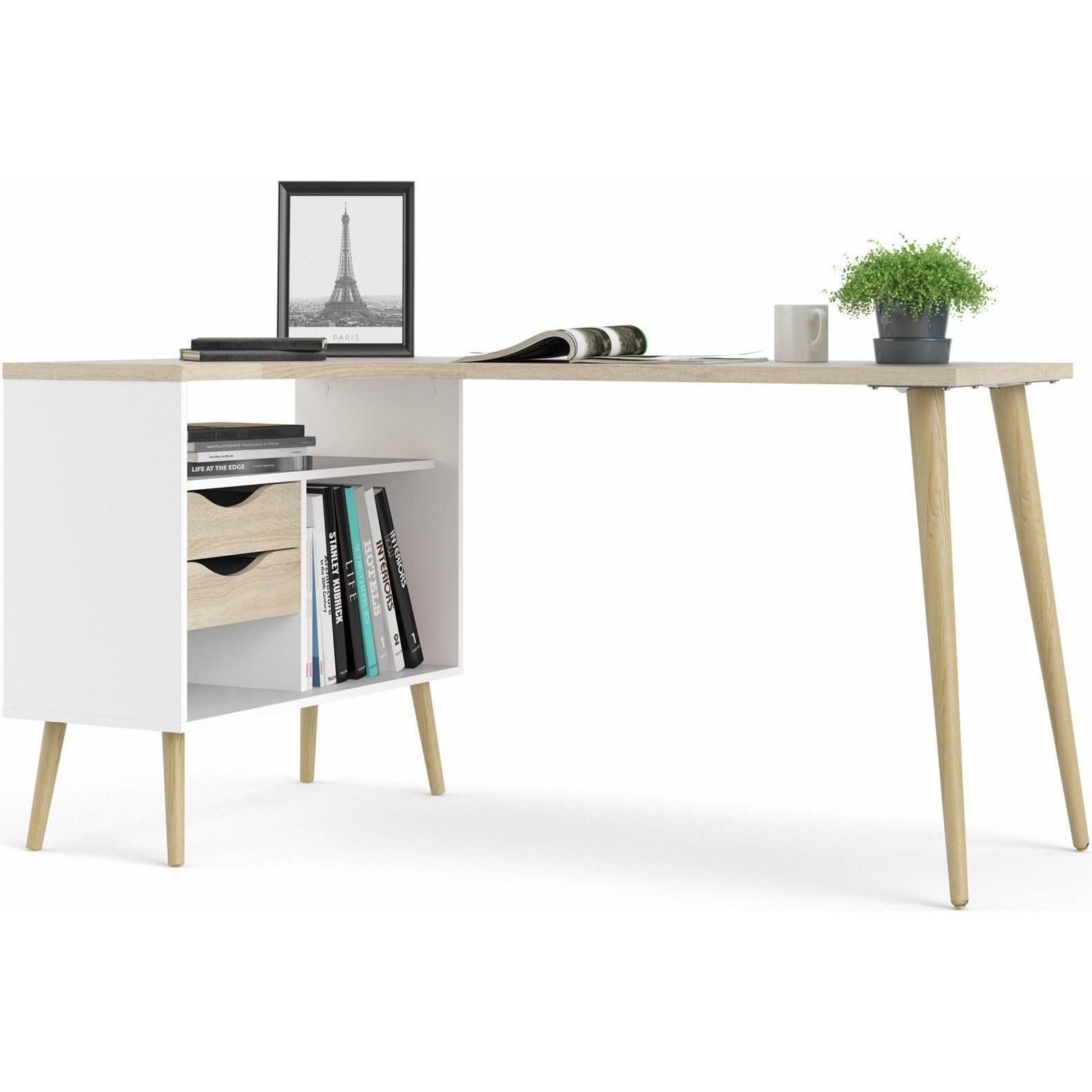 Ebuy24, Schreibtisch, Schreibtisch Napoli (76 x 145 x 81 cm)