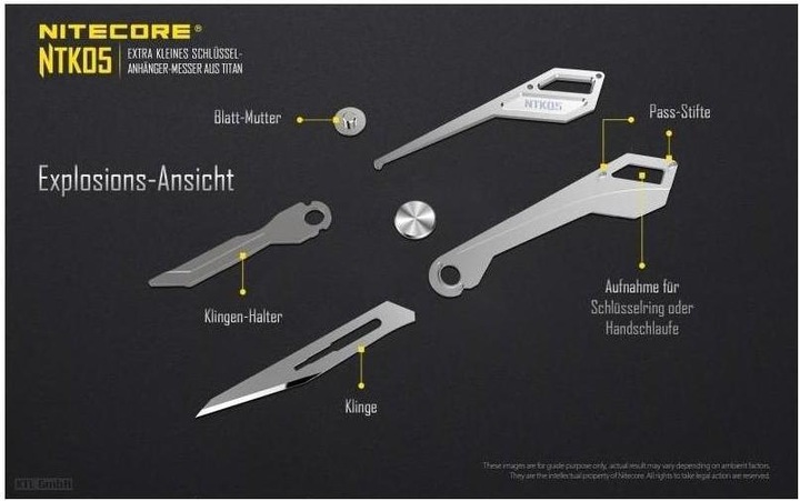 Produktbild Nitecore Titan Knife NTK05