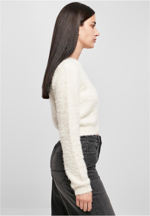 Produktbild Urban Classics Ladies Cropped Feather Sweater (3XL)