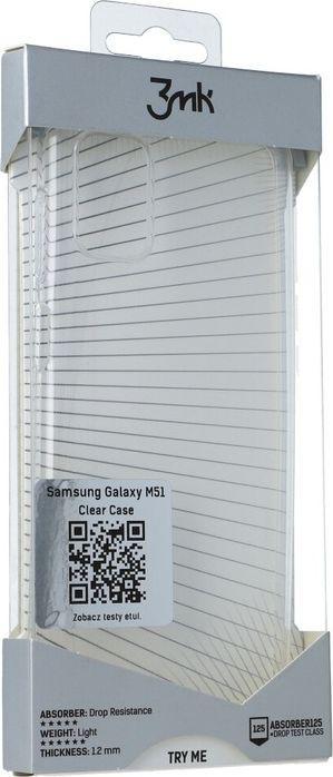 Samsung Galaxy M51 - 3mk clear case (Samsung Galaxy M51)