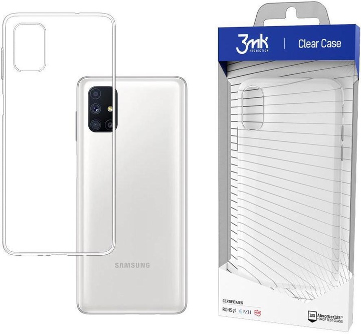 Actual product image Samsung Galaxy M51 - 3mk clear case (Samsung Galaxy M51)
