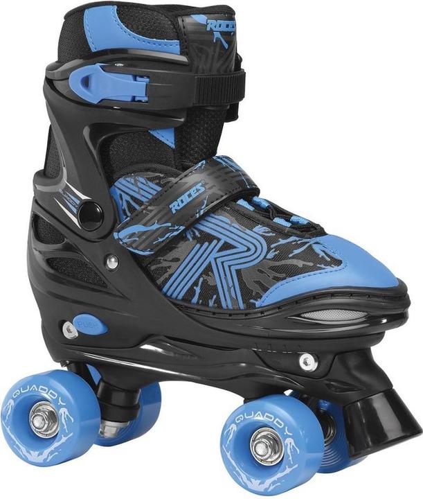 Roces - Quaddy 3.0 - Roller Skating - Kinder - Schwarz - Blau - 26-29 (550094-00001) (27)