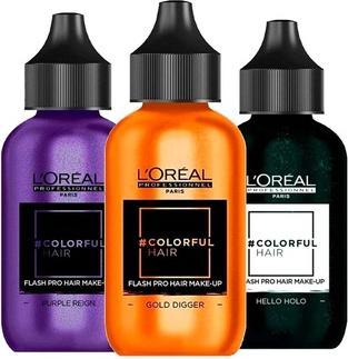 Image du produit L'Oréal Paris Colorfulhair Flash Pro Maquillage des cheveux (Sentiment de bleu)
