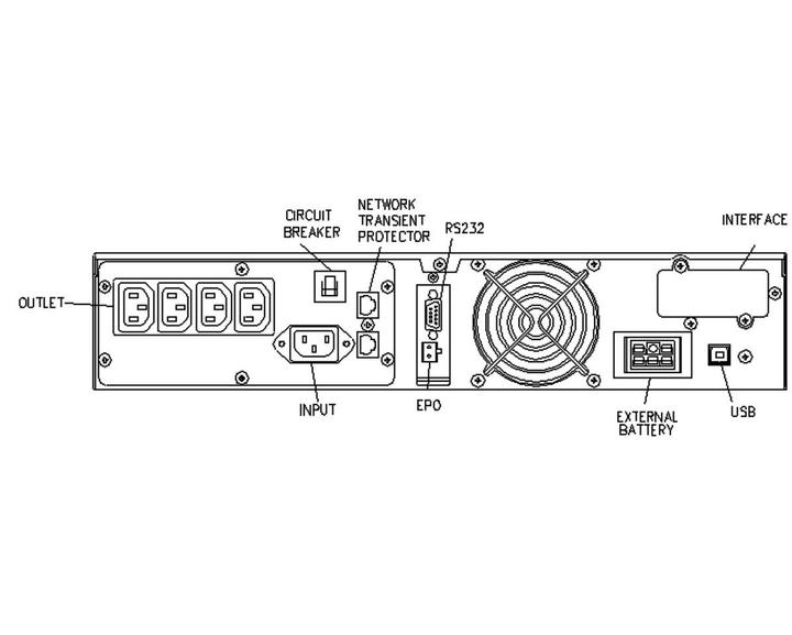 Produktbild Roline ProSecure II 700VA/RM 2 HE (700 VA, 490 W, Online-Doppelwandler USV)