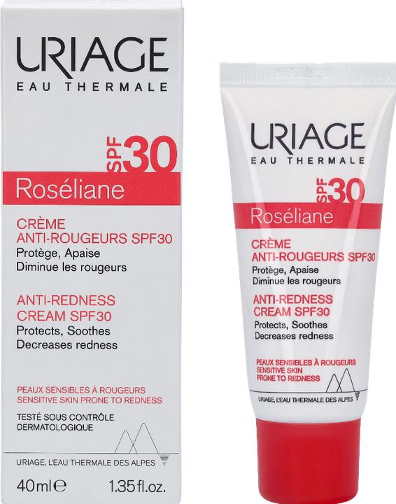 Actual product image Uriage Roséliane Anti-Redness Cream (40 ml, Day cream, SPF 30)