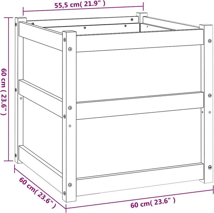 Produktbild vidaXL Pflanzkübel