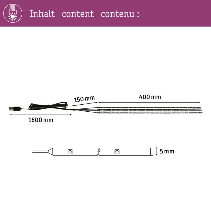 Image du produit Paulmann Mobile Parasol Light (30 lm, IP20)