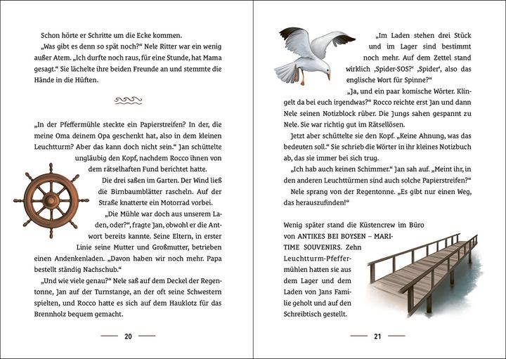 Actual product image Die Küstencrew (Band 2) - Die Spur der Schmuggler (German, Corner bandixen, Loewe children's books, Nathalie Kranich, 2022)