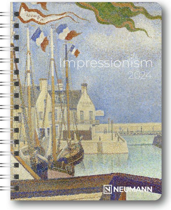 Actual product image Neumann Impressionism 2024 - Diary - Book calendar - Pocket calendar - Art calendar - 16,5x21,6 (German)