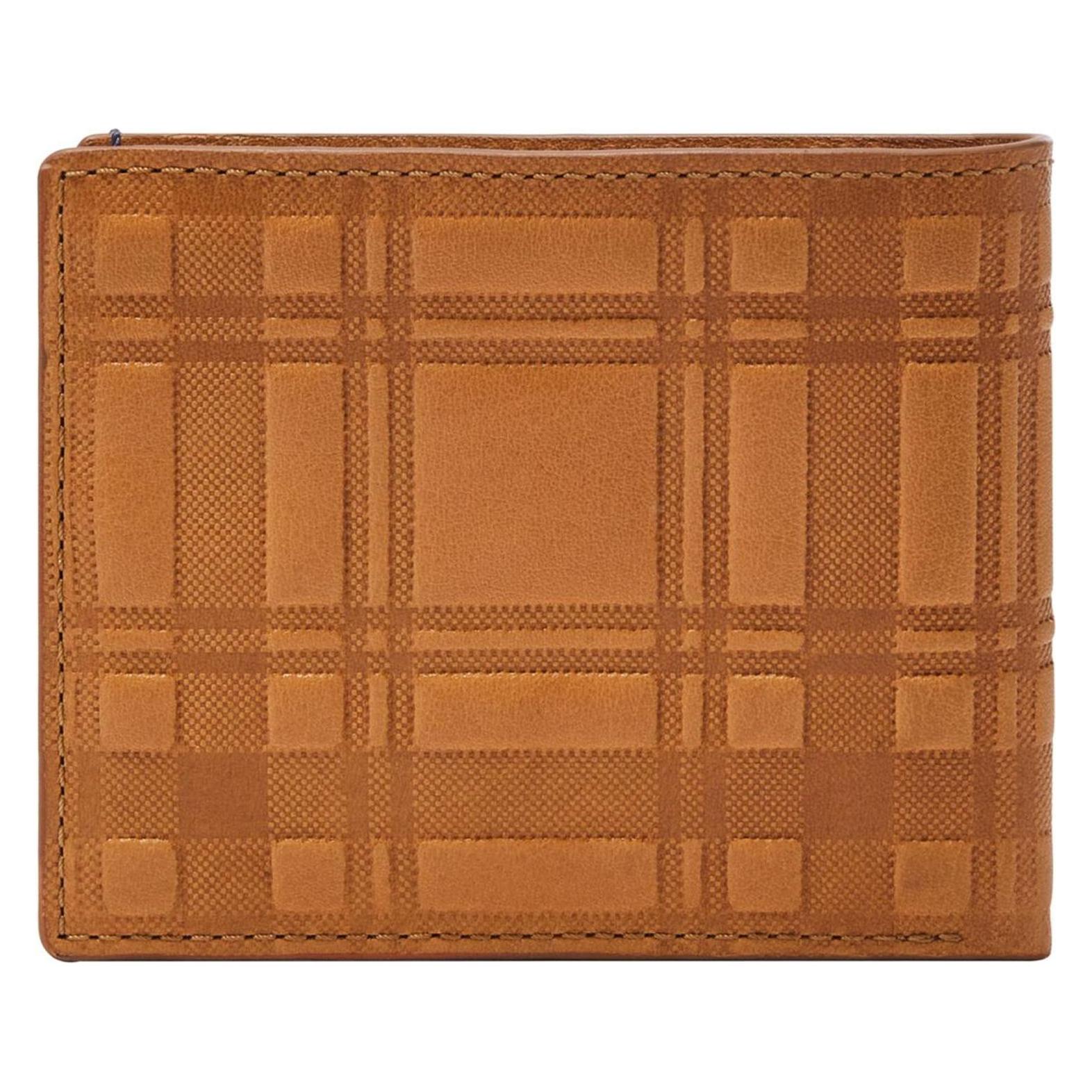 Fossil, Herren, Portemonnaie, Bronson Emboss Bifold Wallet, Braun
