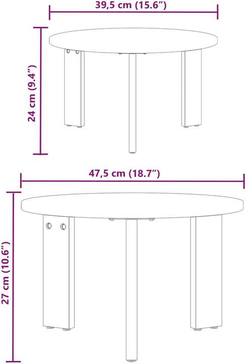 Image du produit vidaXL Moderner Couchtisch