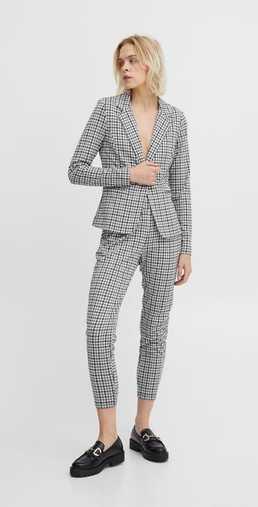 Actual product image Ichi IHKATE SMALL CHECK BL - 20118094 (XL)