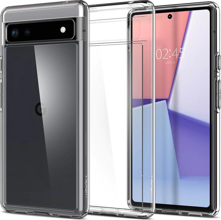 Produktbild Spigen Transparent Case Ultra Hybrid for Google Pixel 6A. (Google Pixel 6a)