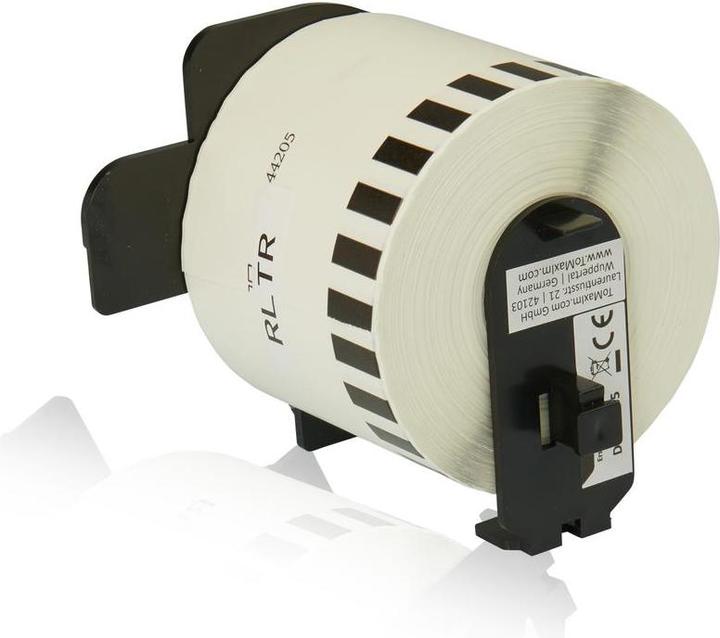 Inkadoo Compatible avec Brother DK-44205 Etiquette, blanche, compatible avec Brother P-Touch QL 1050