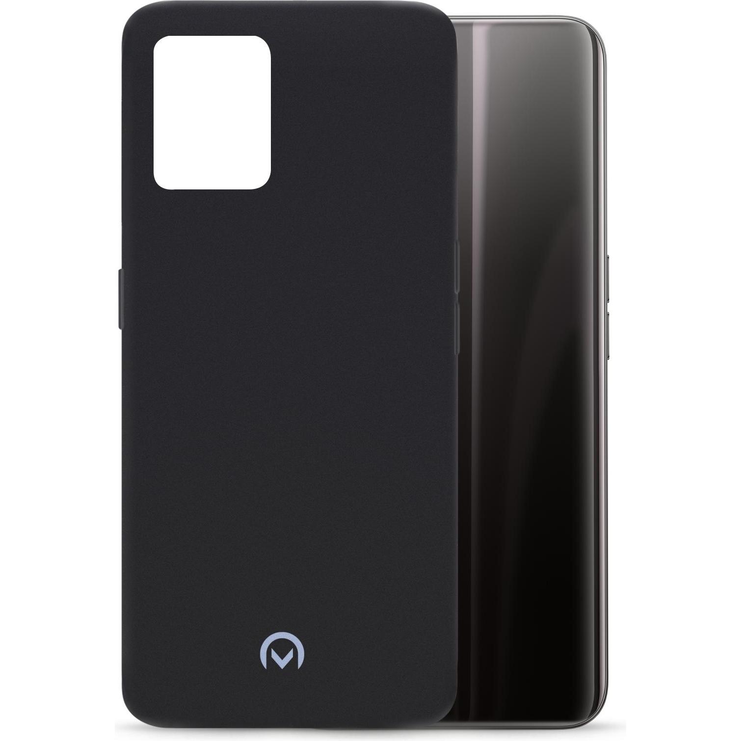 Mobilize Gummi-Gelly-Hülle (Realme 8i), Smartphone Hülle, Schwarz