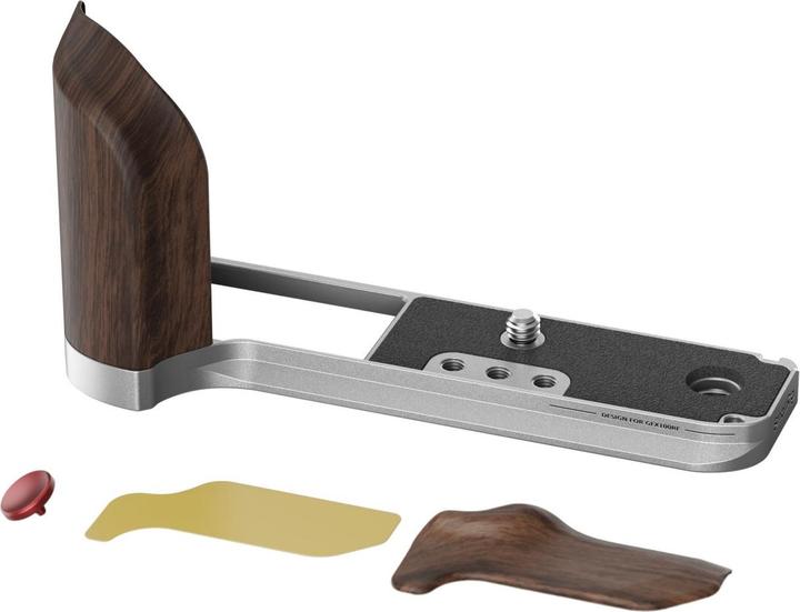 Produktbild SmallRig L-Winkel mit Holzgriff für FUJIFILM GFX100RF Silber