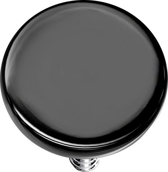 Immagine prodotto Star Piercing Disco Dermal Anchor nero con rivestimento in titanio (senza ottone, Acciaio chirurgico 316L)