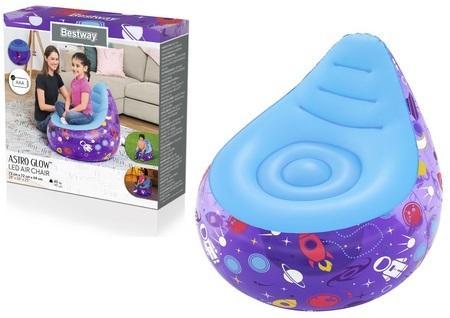 Image du produit Bestway Fauteuil gonflable à LED Astro Glow LED pour enfants