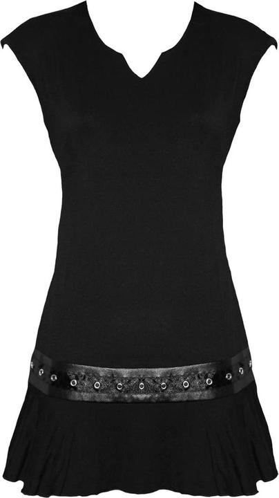 Produktbild Spiral Gothic Rock Minikleid Stollen an Taille (L)