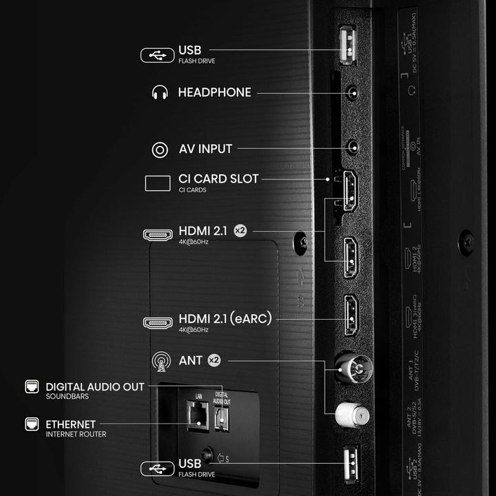 Actual product image Hisense TV 75E7Q (75", QLED, 4K)