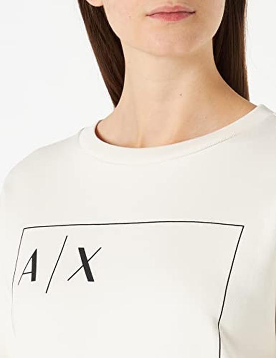 Actual product image Armani Exchange Front Square Logo Round Neck Pullover Sweater (L)