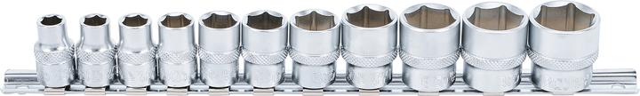 Produktbild BGS Steckschlüssel-Einsatz-Satz, Sechskant 10 mm (3/8") SW 5/16" - 7/8" 11-tlg. (3/8")