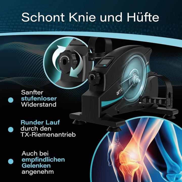 Actual product image Ambifit Mini Pedaltrainer Set mit Trainingsmonitor