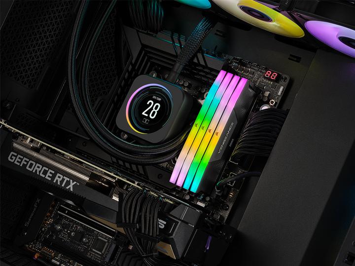 Produktbild Corsair Vengeance RGB (4 x 16GB, 5600 MHz, DDR5-RAM, DIMM)