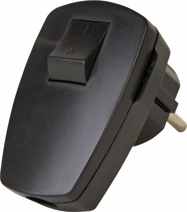 Produktbild Kopp Schutzkontakt-Stecker mit Wippenschalter
