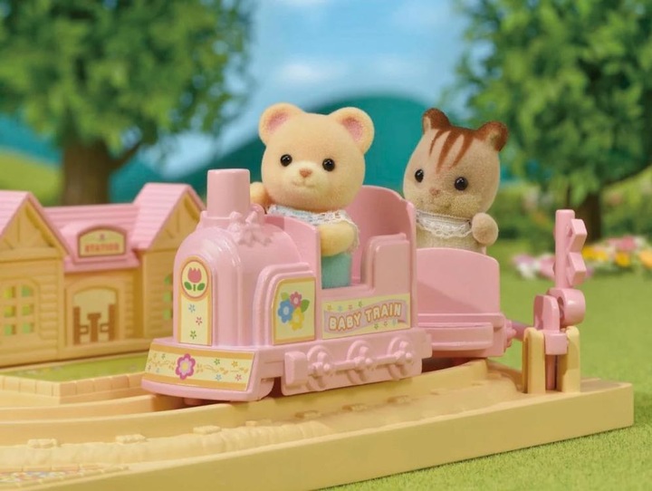 Image du produit Sylvanian Families Bébé train de l'aventure