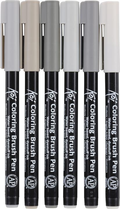 Produktbild Sakura Koi Farbe Pinsel-Set (6 x)