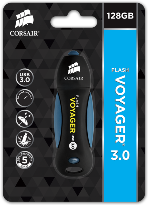 Produktbild Corsair Flash Voyager (128 GB, USB-A, USB 3.0)