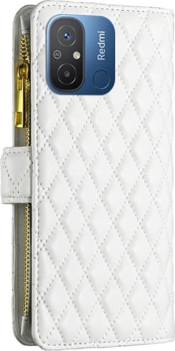 Produktbild Binfen Color Xiaomi Redmi 12C - BINFEN Brieftaschen Hülle weiss (Xiaomi Redmi 12C)