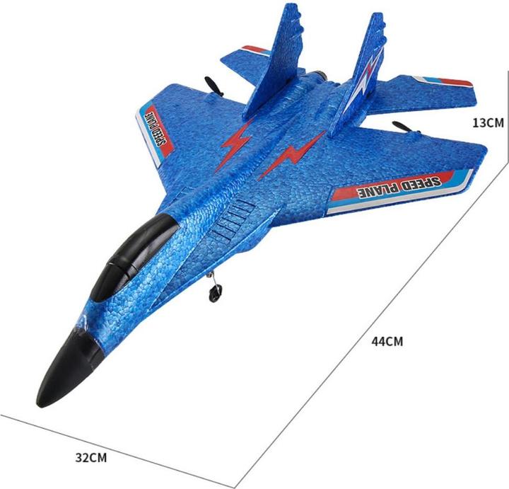 Immagine prodotto I Am Creative RC Flugzeug Kinder Modellgleiter 44x32cm mit Fernsteuerung Blau (Aliante)