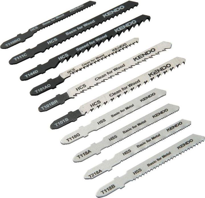 Produktbild Kendo Stichsägeblatt-Set 10-teilig, für Holz und Metall
