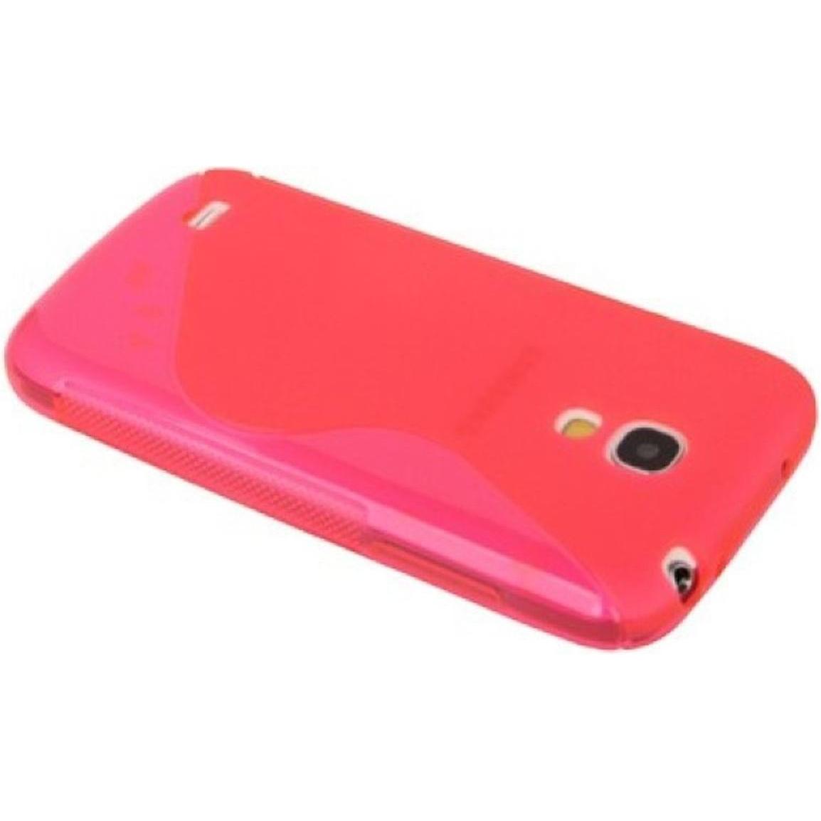 König Design Schutzhülle S Curve TPU Case für Handy Samsung Galaxy S4 mini i9190 Transparent Pink (Samsung Galaxy S4 min...