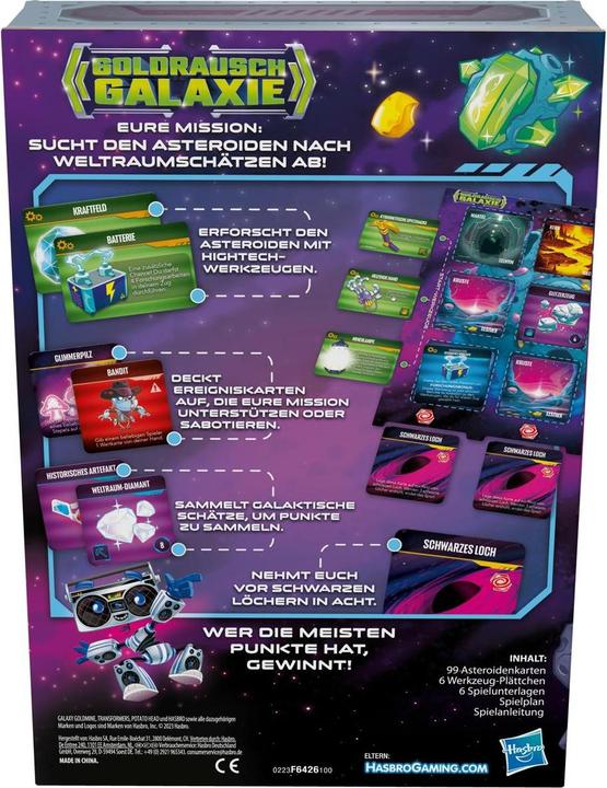 Actual product image Hasbro Gaming Gold rush galaxy, d (German, 2 - 6 Players)