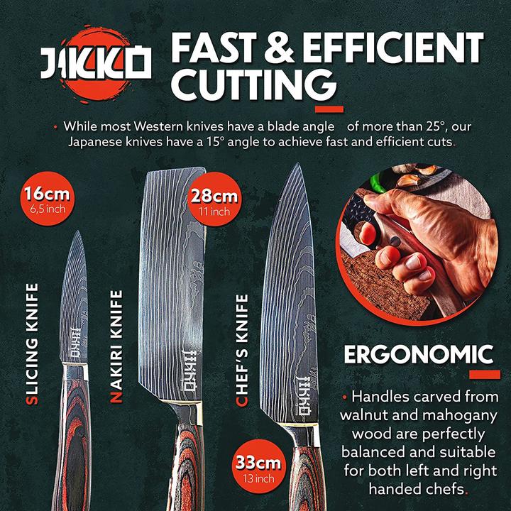 Produktbild Jikko Japanisches Messerset VG-10