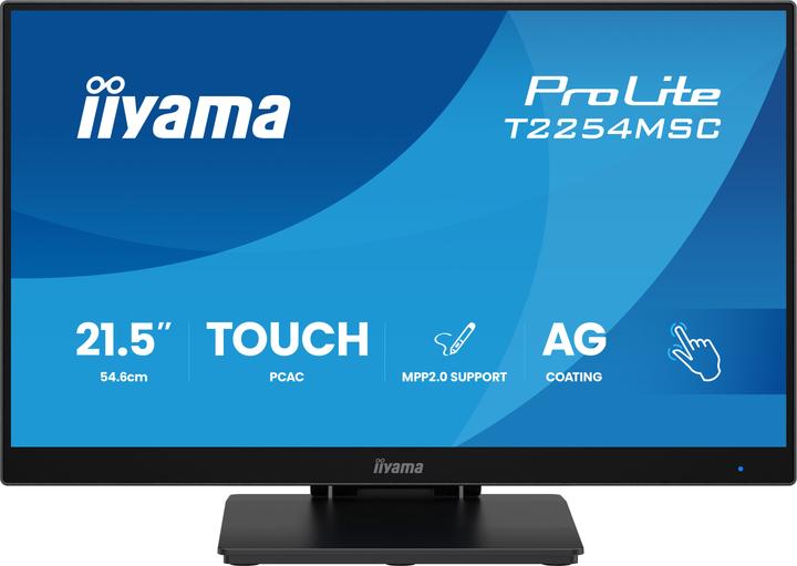 Produktbild iiyama 54.6cm (21,5") T2254MSC-B2AG 16:9 M-Touch HDMI+DP+USB (1920 x 1080 Pixel, 21.50")