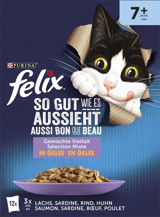 Produktbild Felix Gemischte Vielfalt (Senior, Adult, 12 Stk., 1020 g)
