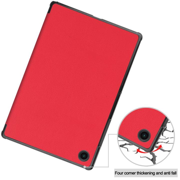 Productafbeelding Cover-Discount Galaxy Tab A8 10.5 - Drievoudige Smart Case rood (Galaxy Tab A8)