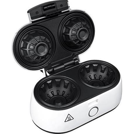 Thumbnail - Adler AD 3062 Waffle bowl maker, White/Black, Waffeleisen, Weiss