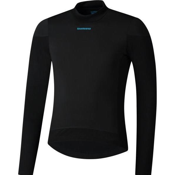 Shimano, Herren, Funktionsshirt, Beaufort Long Sleeves Base Layer Black (L) (L), Schwarz, L