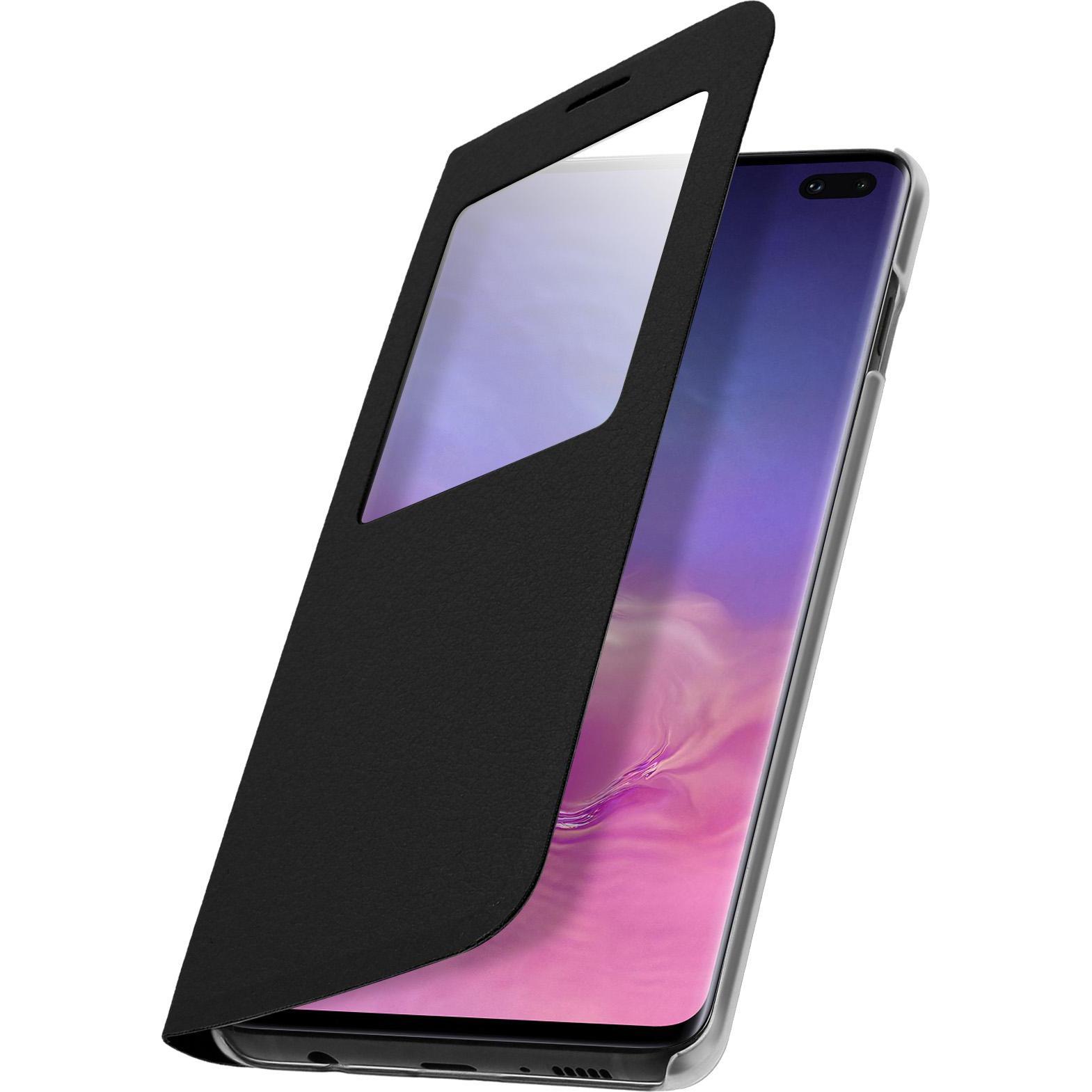 Thumbnail - Avizar Sview Series (Samsung Galaxy S10+), Smartphone Hülle, Schwarz