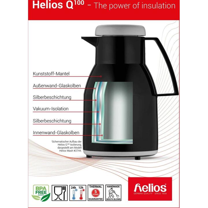 Productafbeelding Helios Vacuümkan Was 1L vanille, vaatwasmachinebestendig (1 l)