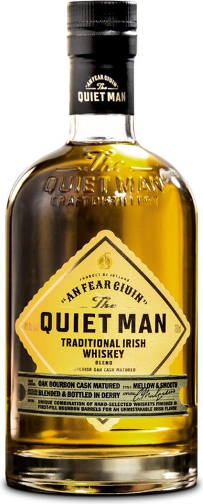 Immagine prodotto The Vegan Cow Quiet Man AN FEAR CIUIN Traditional Irish Whiskey 40% Vol. 0,7l (Miscelato Whisky)