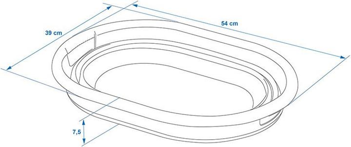 Actual product image ProPlus Foldable Laundry Basket 17L