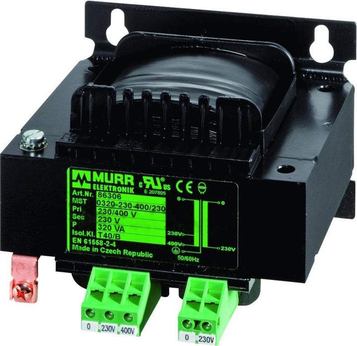 Murr Elektronik MST Single-phase control and isolating transformer P: 400VA IN: 230/400VAC OUT: 230VAC