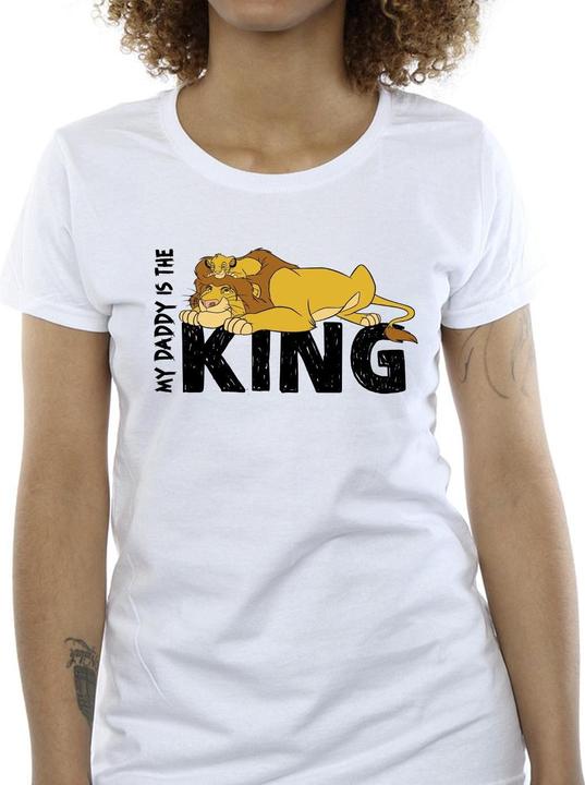 Actual product image Disney Womens/Ladies The Lion King Daddy Is King Cotton T-Shirt (XXL)